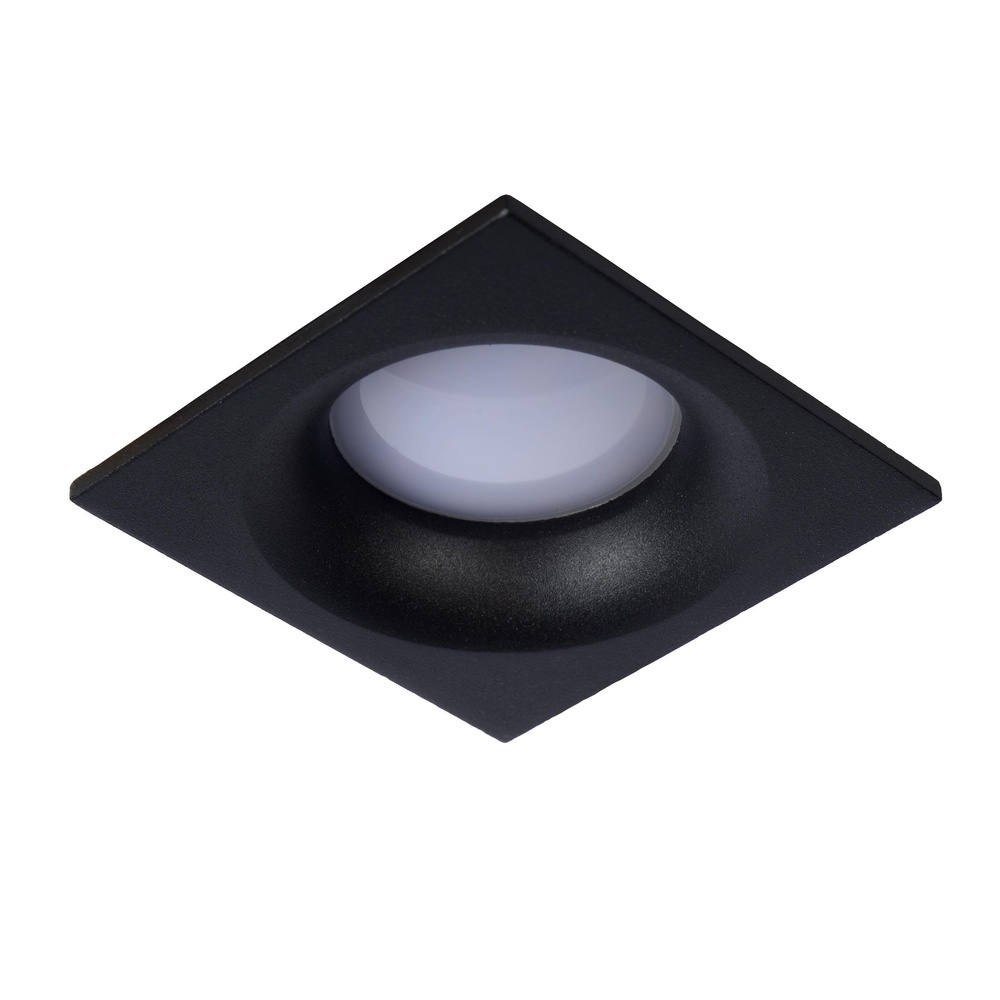 Lucide InbouwspotZiva IP44 zwart - 09924/01/30